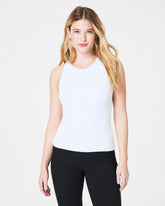 SPANXsmoothâ„¢ Jersey High Neck Tank | Classic White